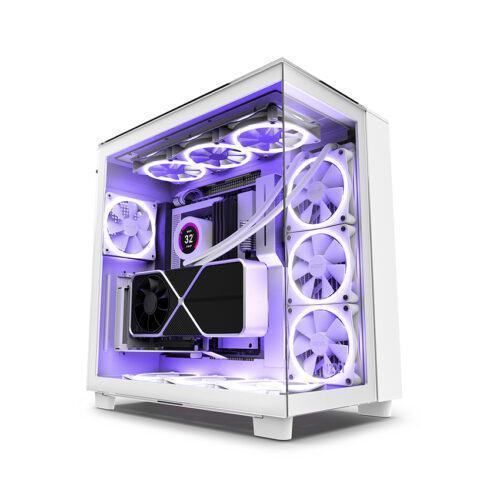 Vỏ máy tính NZXT H9 Elite White (CM-H91EW-01) (Mid Tower/Màu Trắng)