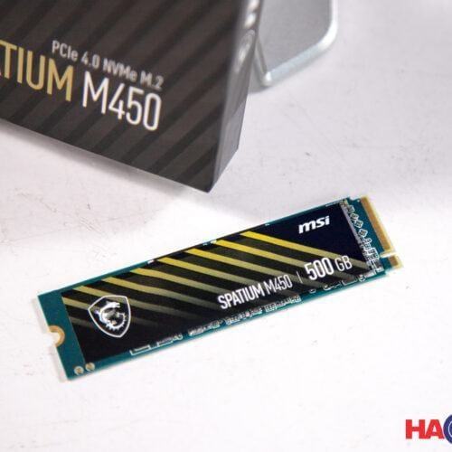 Ổ cứng SSD MSI SPATIUM M450 500GB NVMe M.2 2280 PCIe Gen 4 x 4 (Đọc 3600MB/s, Ghi 2300MB/s) (