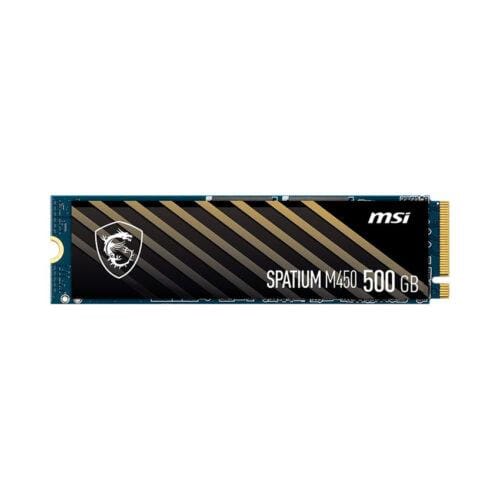 Ổ cứng SSD MSI SPATIUM M450 500GB NVMe M.2 2280 PCIe Gen 4 x 4 (Đọc 3600MB/s, Ghi 2300MB/s)