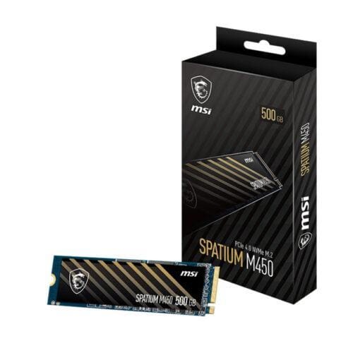 Ổ cứng SSD MSI SPATIUM M450 500GB NVMe M.2 2280 PCIe Gen 4 x 4 (Đọc 3600MB/s, Ghi 2300MB/s)