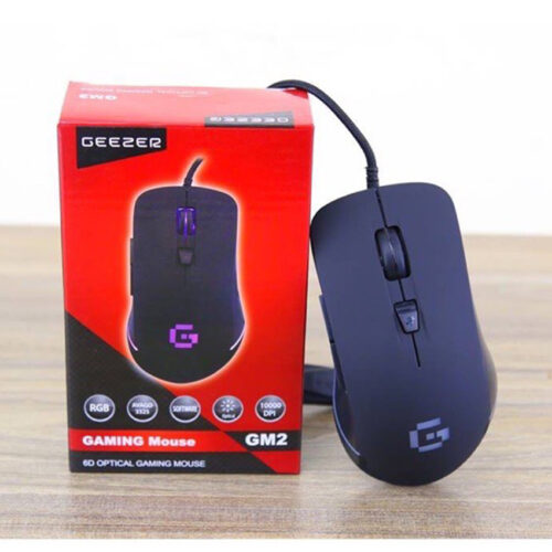 Chuột có dây Geezer GM2 RGB Gaming Black USB