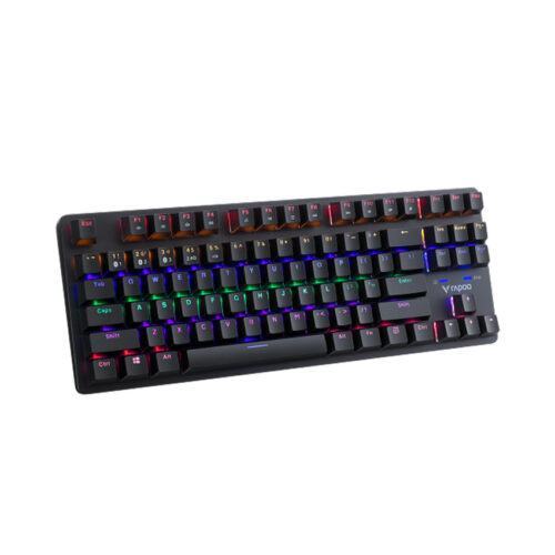 Bàn phím cơ không dây Rapoo V500 PRO-87 TKL Blue Switch (Led Rainbow)