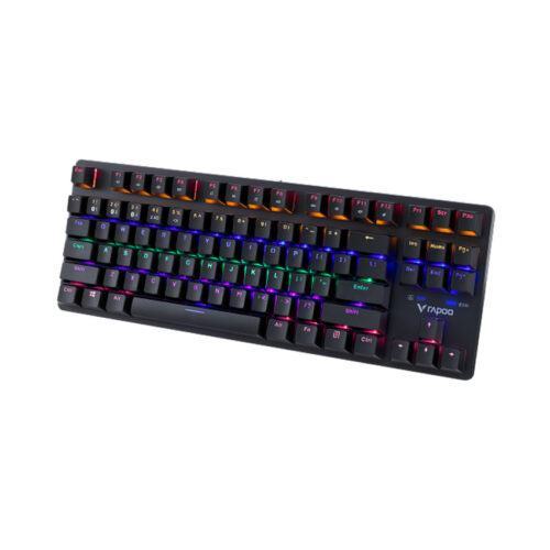 Bàn phím cơ không dây Rapoo V500 PRO-87 TKL Blue Switch (Led Rainbow)