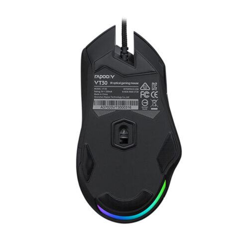 Chuột Gaming có dây Rapoo VT30 màu đen Led RGB