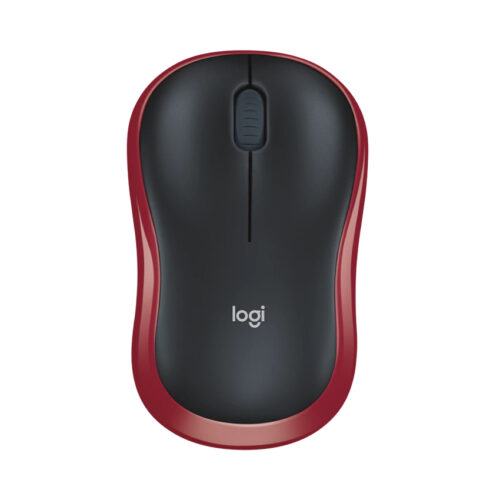 Chuột không dây Logitech M185 Đỏ đen 910-002503
