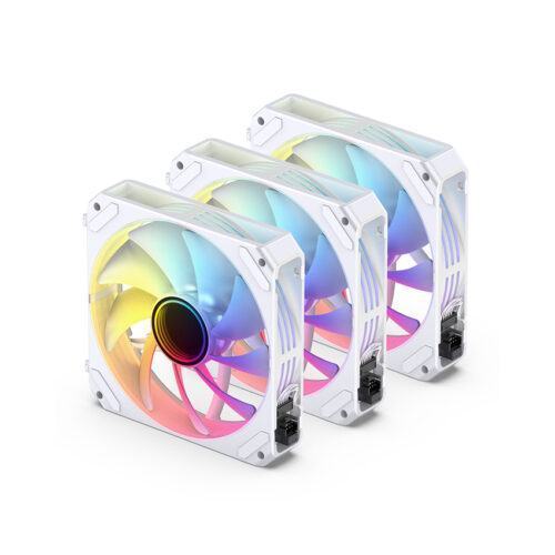 Fan Case Tản Nhiệt JONSBO ZG-120W White (3IN1/ GHÉP NỐI KHÔNG DÂY)