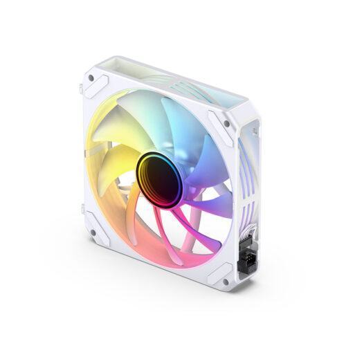 Fan Case Tản Nhiệt JONSBO ZG-120W White (3IN1/ GHÉP NỐI KHÔNG DÂY)