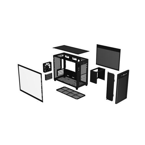 Vỏ Case Asus AP201 Asus Prime CASE TG Black (Mini Tower / Màu Đen )