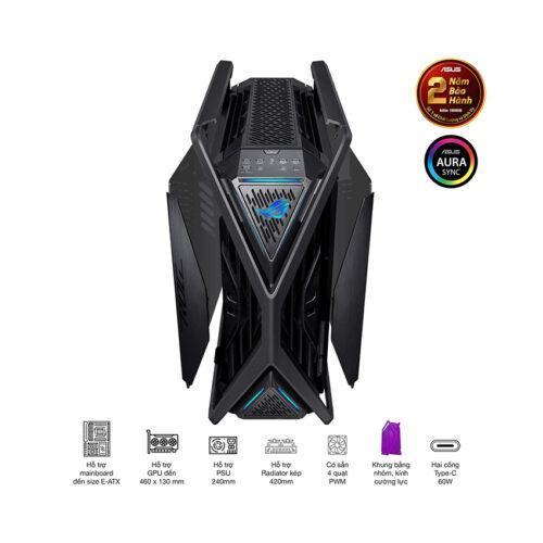 Vỏ Case Asus ROG Hyperion GR701  (Full Tower / Màu Đen )