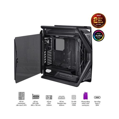 Vỏ Case Asus ROG Hyperion GR701  (Full Tower / Màu Đen )