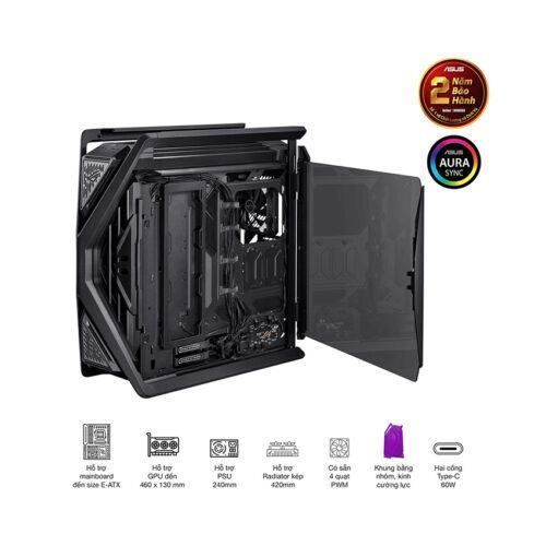 Vỏ Case Asus ROG Hyperion GR701  (Full Tower / Màu Đen )