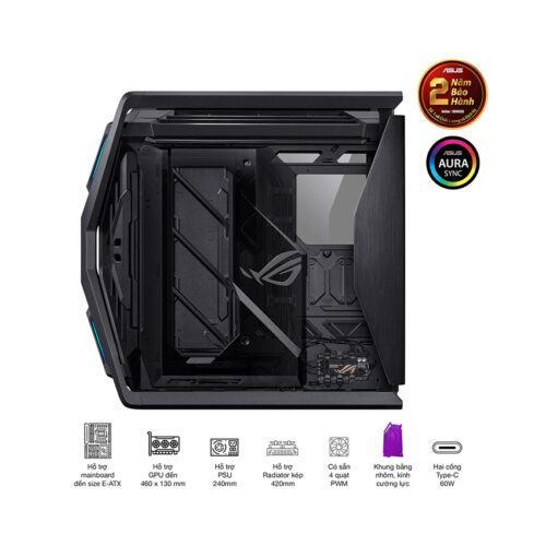 Vỏ Case Asus ROG Hyperion GR701  (Full Tower / Màu Đen )