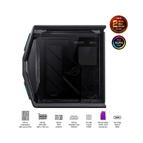 Vỏ Case Asus ROG Hyperion GR701  (Full Tower / Màu Đen )