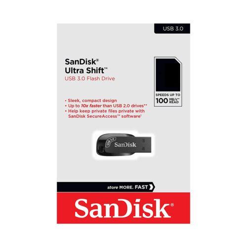 USB SanDisk 256GB USB 3.0 Ultra Shift SDCZ410-256G-G46 Màu Đen