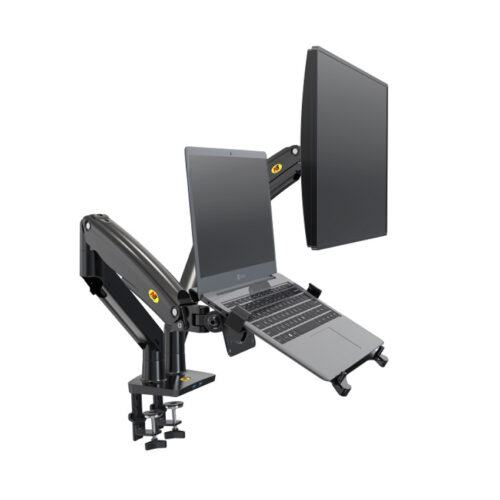 Combo Giá Treo Màn Hình NB F160 (17-27 inch) - Kẹp Laptop NB FP2