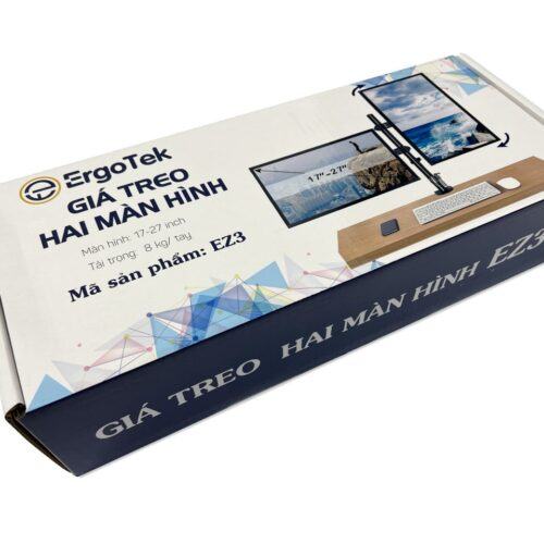 Giá treo 2 màn hình kẹp bàn EZ03