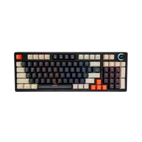 Bàn phím cơ gaming Edra EK398 Alpha Brown switch (USB/ABS/Led Rainbow)