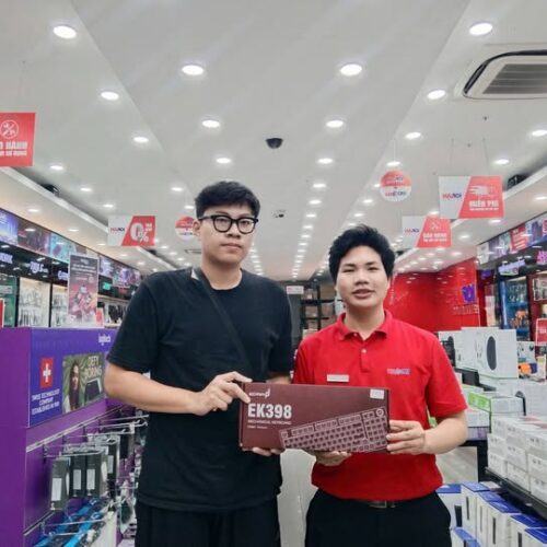 KHLMC Bàn phím cơ gaming Edra EK398 Alpha Red switch