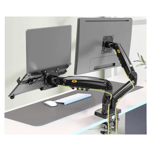 Combo Giá Treo Màn Hình North Bayou F195 (22-32inch) - Kẹp Đỡ Laptop Ergotek EP9