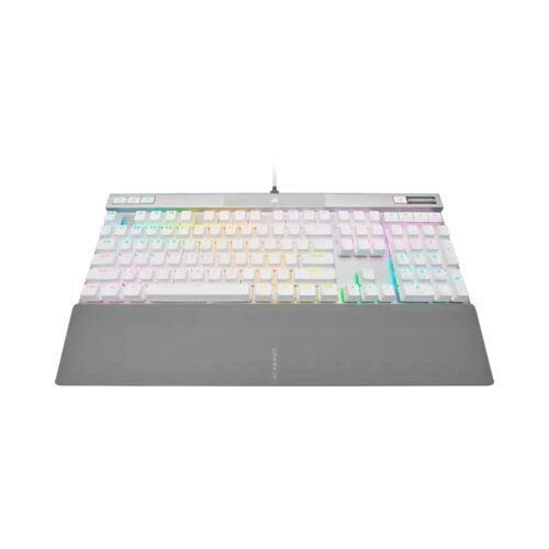 Bàn phím gaming có dây Corsair K70 PRO-WHT-OPX Silver Switch Led RGB CH-910951A-NA