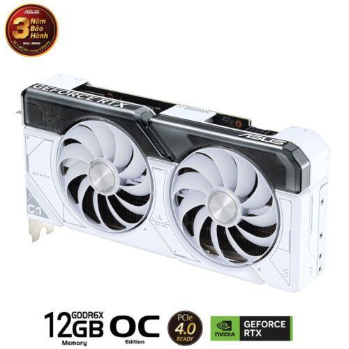 Card màn hình Asus DUAL RTX 4070-O12G-WHITE GDDR6X