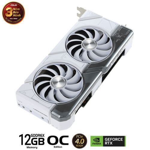 Card màn hình Asus DUAL RTX 4070-O12G-WHITE GDDR6X