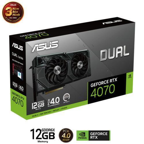 Card màn hình Asus DUAL RTX 4070-12G GDDR6X