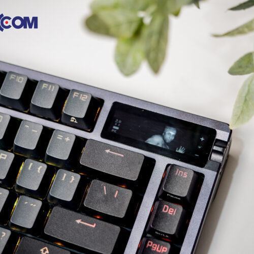 Bàn phím Gaming không dây ASUS ROG AZOTH NX Đen Red Switch (Wireless/Bluetooth/USB/OLED-SCR) 90MP0316-BKUA01