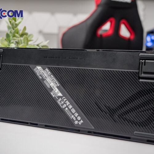 Bàn phím Gaming không dây ASUS ROG AZOTH NX Đen Red Switch (Wireless/Bluetooth/USB/OLED-SCR) 90MP0316-BKUA01