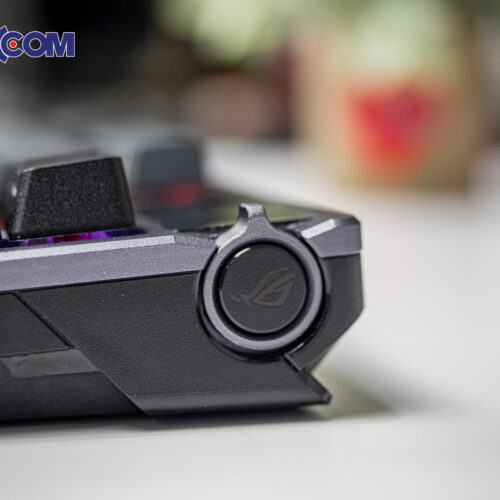 Bàn phím Gaming không dây ASUS ROG AZOTH NX Đen Red Switch (Wireless/Bluetooth/USB/OLED-SCR) 90MP0316-BKUA01