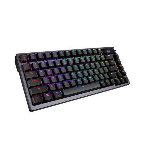 Bàn phím Gaming không dây ASUS ROG AZOTH NX Đen Red Switch (Wireless/Bluetooth/USB/OLED-SCR) 90MP0316-BKUA01