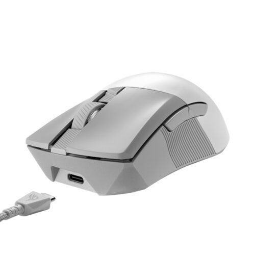 Chuột Gaming không dây ASUS ROG Gladius III Wireless AimPoint White 90MP02Y0-BMUA10