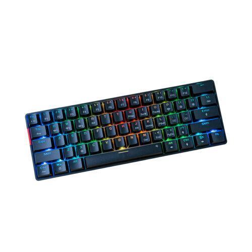 Bàn phím cơ Edra EK361W V3 RGB Đen Red Switch (USB/Bluetooth/2.4G)