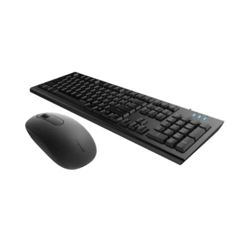 Bộ bàn phím chuột có dây Rapoo X125S Black