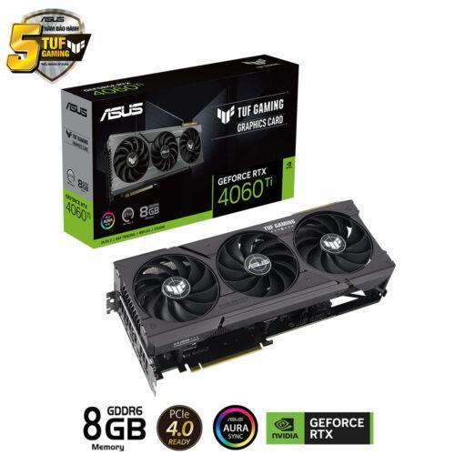 Card màn hình Asus TUF-RTX 4060 Ti-O8G-GAMING