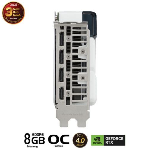 Card màn hình Asus DUAL-RTX 4060 Ti-O8G-GAMING WHITE