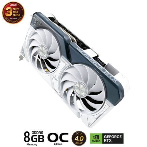 Card màn hình Asus DUAL-RTX 4060 Ti-O8G-GAMING WHITE