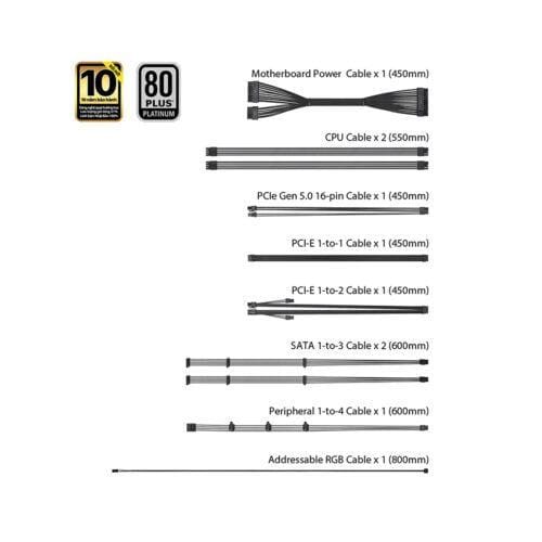 Nguồn Mini SFX-L Asus ROG Loki SFX-L 850W Platinum