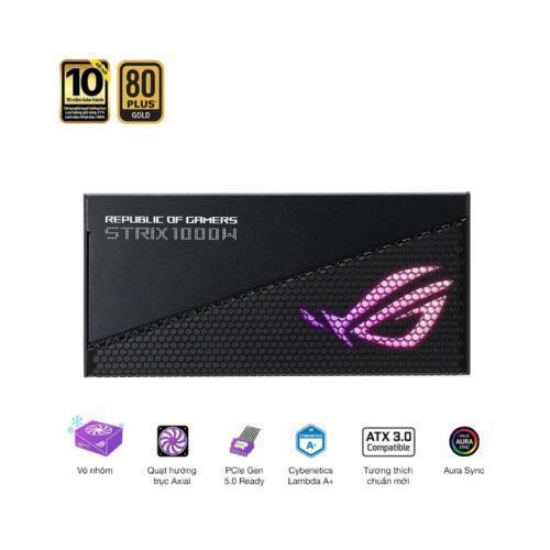 Nguồn Asus ROG STRIX 1000W Gold Aura Edition