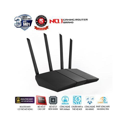 Bộ phát wifi 6 Asus RT-AX57 Wireless AX3000