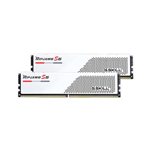Ram Desktop Gskill RIPJAWS S5 White (F5-5600J4040C16GX2-RS5W) 32GB (2x16B) DDR5 5600Mhz 