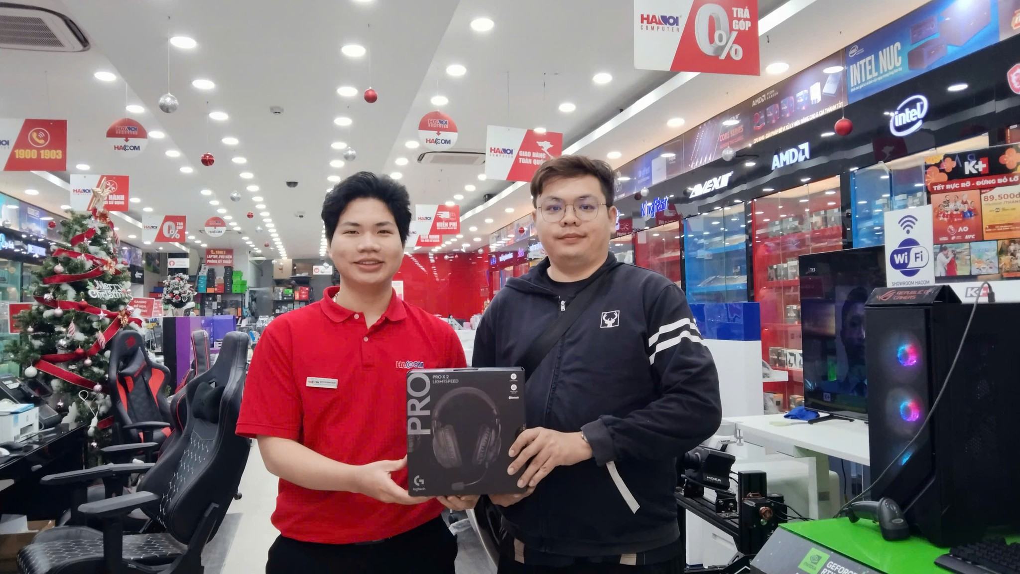 KHLMC Tai nghe chơi game không dây Logitech PRO X 2 LIGHTSPEED Black 981-001264