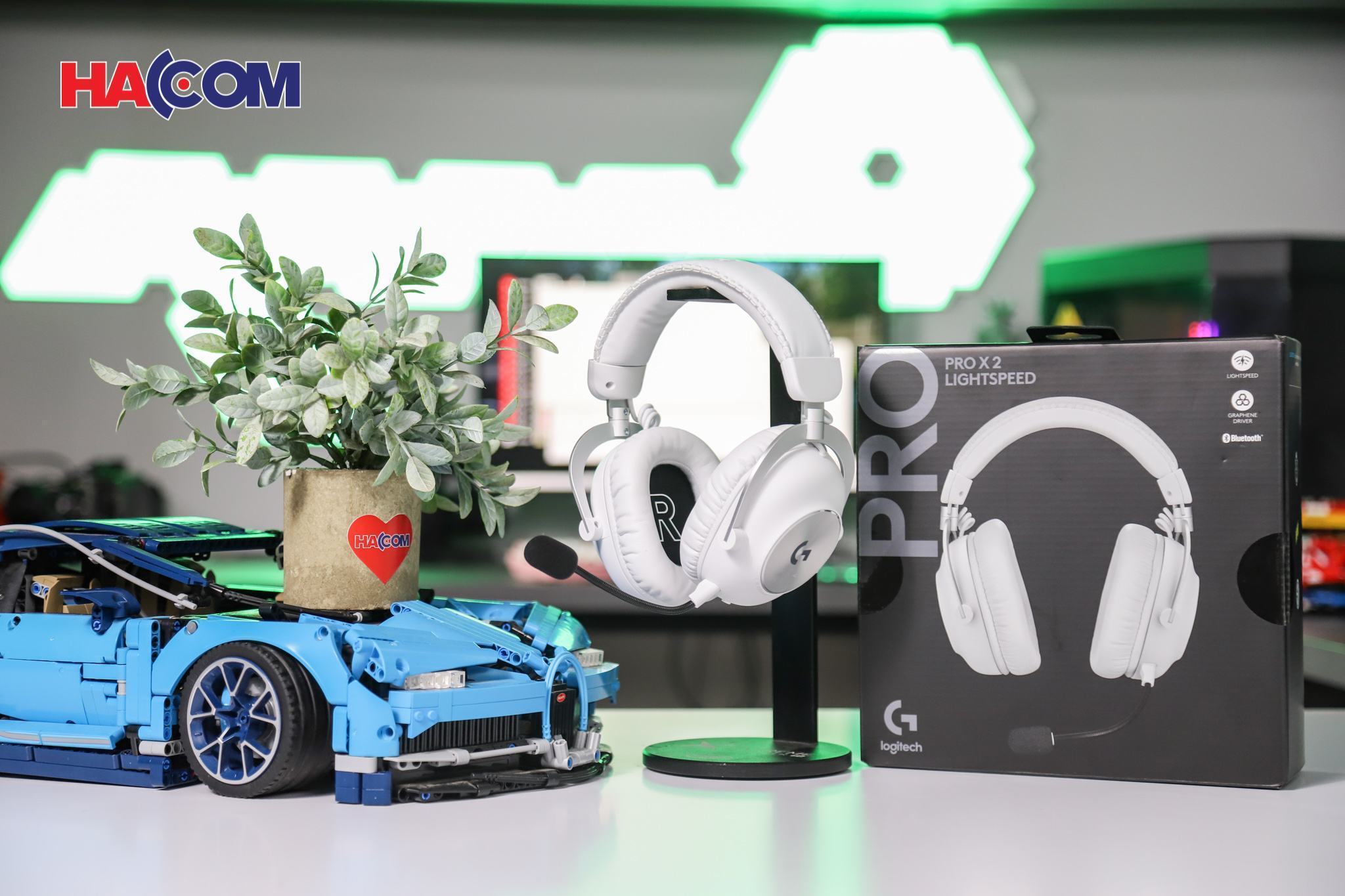 Tai nghe chơi game không dây Logitech PRO X 2 LIGHTSPEED White 981-001270