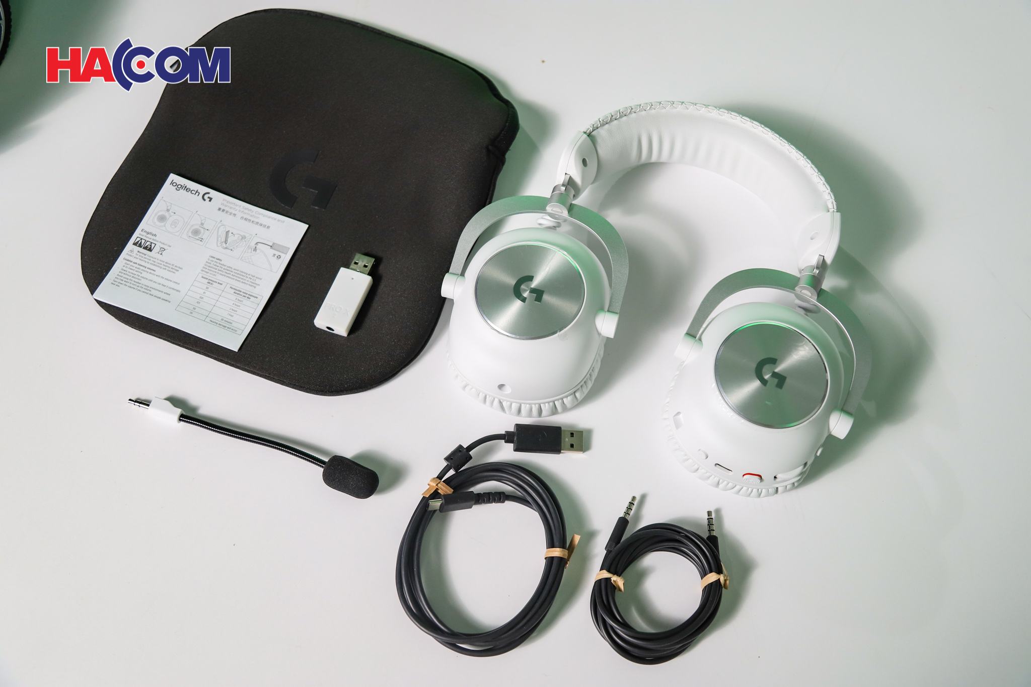 Tai nghe chơi game không dây Logitech PRO X 2 LIGHTSPEED White 981-001270