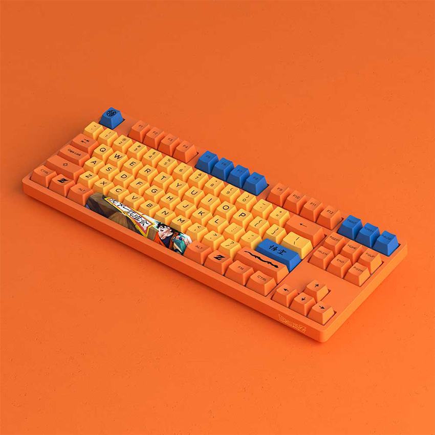 Bàn phím cơ AKKO 3087 RF Dragon Ball Z - Goku (AKKO switch v3 - Cream Blue)