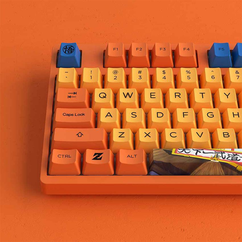 Bàn phím cơ AKKO 3087 RF Dragon Ball Z - Goku (AKKO switch v3 - Cream Blue)