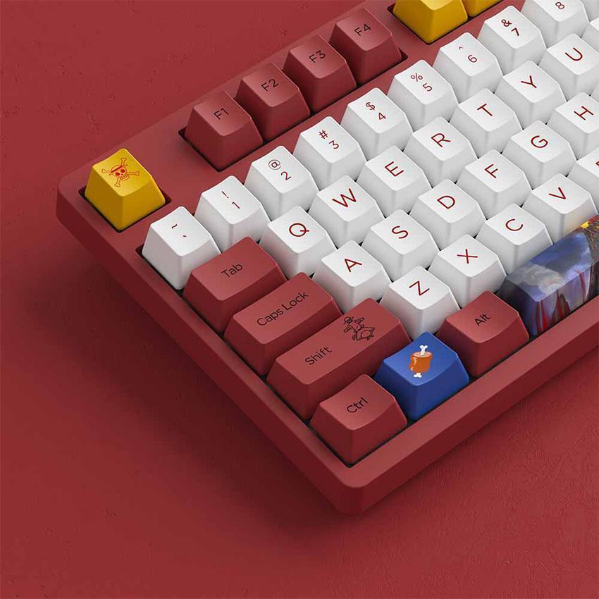 Bàn phím cơ AKKO 3087 RF One Piece - Luffy (AKKO switch v3 - Cream Blue)