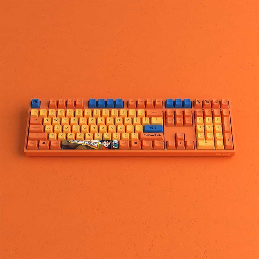 Bàn phím cơ AKKO 3108 RF Dragon Ball Z - Goku (AKKO switch v3 - Cream Yellow)