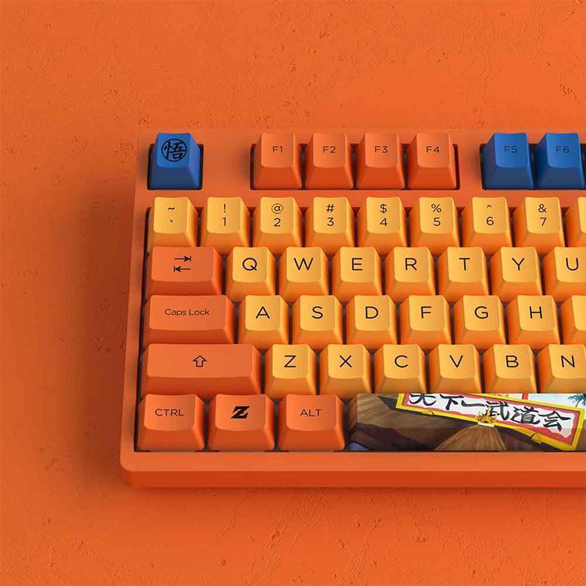 Bàn phím cơ AKKO 3108 RF Dragon Ball Z - Goku (AKKO switch v3 - Cream Yellow)