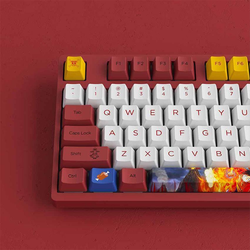 Bàn phím cơ AKKO 3108 RF One Piece - Luffy (AKKO switch v3 - Cream Yellow)